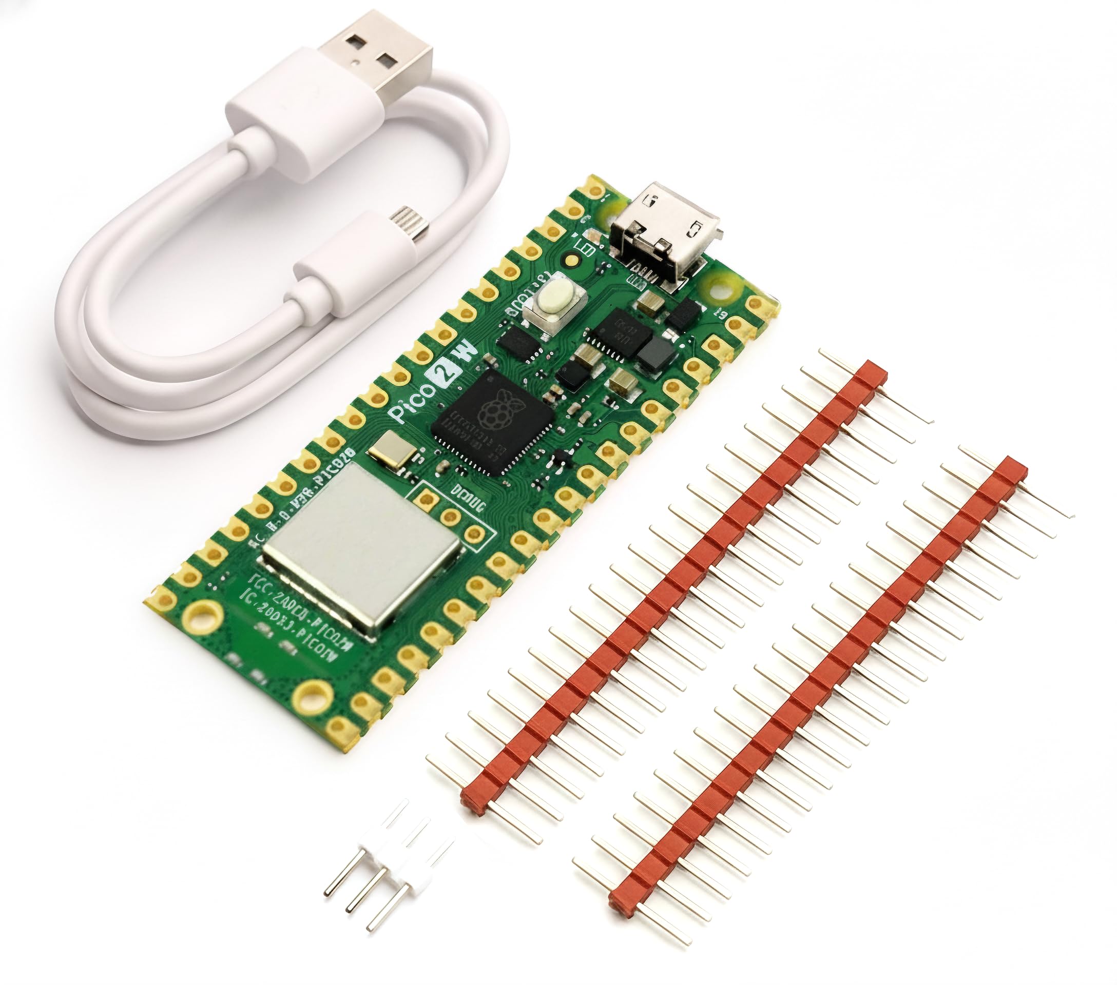 Pico 2 Header Raspberry Pi Pico 2 W Pico 2 Kit With Pre-Soldered Header ...