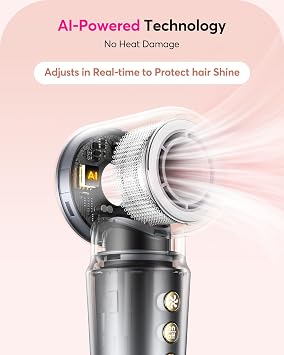 2-in-1 Hair Dryer Brush, Ionic Blow Dryer Brush for Fast Drying & Styling, Hot Air Brush for Smooth, Frizz-Free & Volumizing Hair, Lightweight Easy-to-Use for Daily Styling