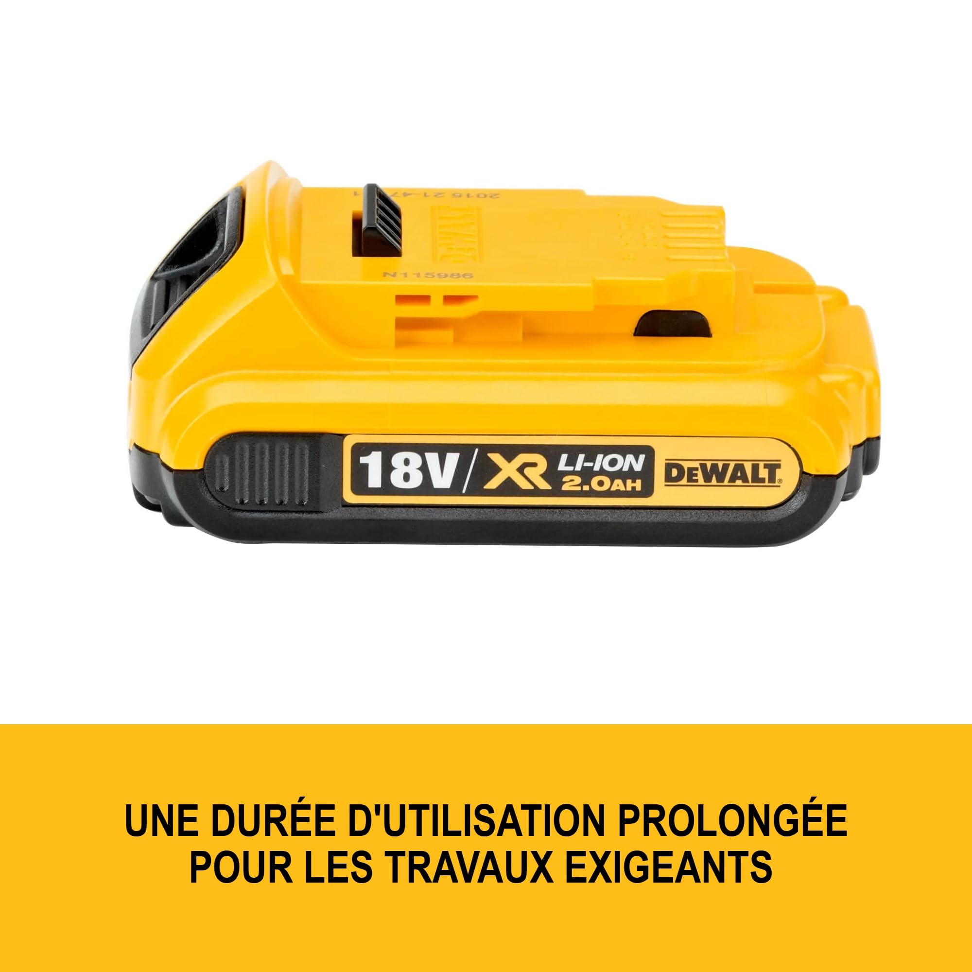 DEWALT, 18V 2.0Ah XR Li-ION Battery Pack, DCB183-XJ