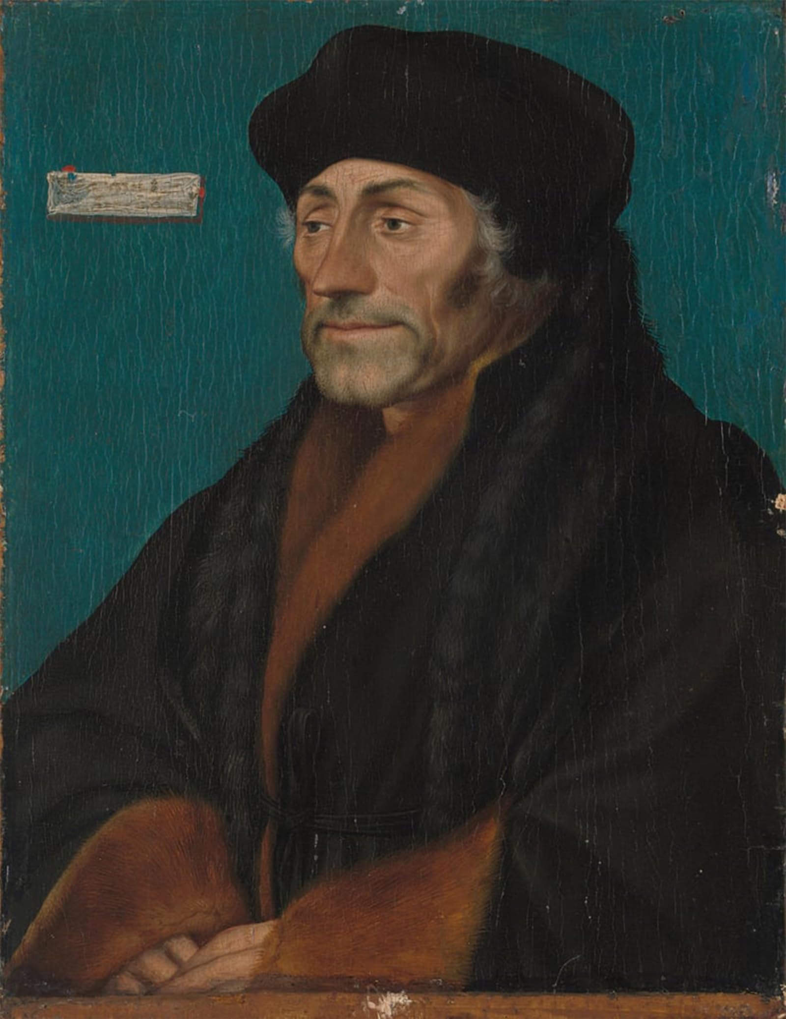 ARTXLXXBN Famous Painting Art Wall Decor Abstract Art Picture Erasmus of Rotterdam by Hans Holbein Der Jüngere Animal Pictures for Home Decor 60x90cm