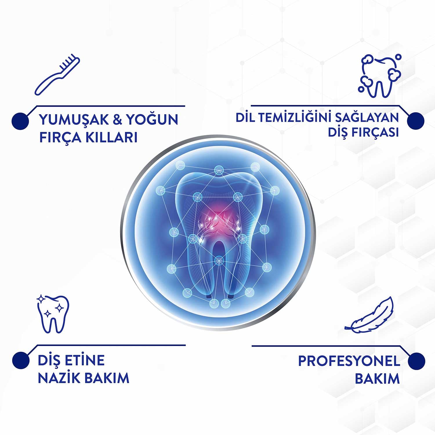 Signal Profesyonel Bakım Etkin Temizlik Yumuşak Diş Fırçası