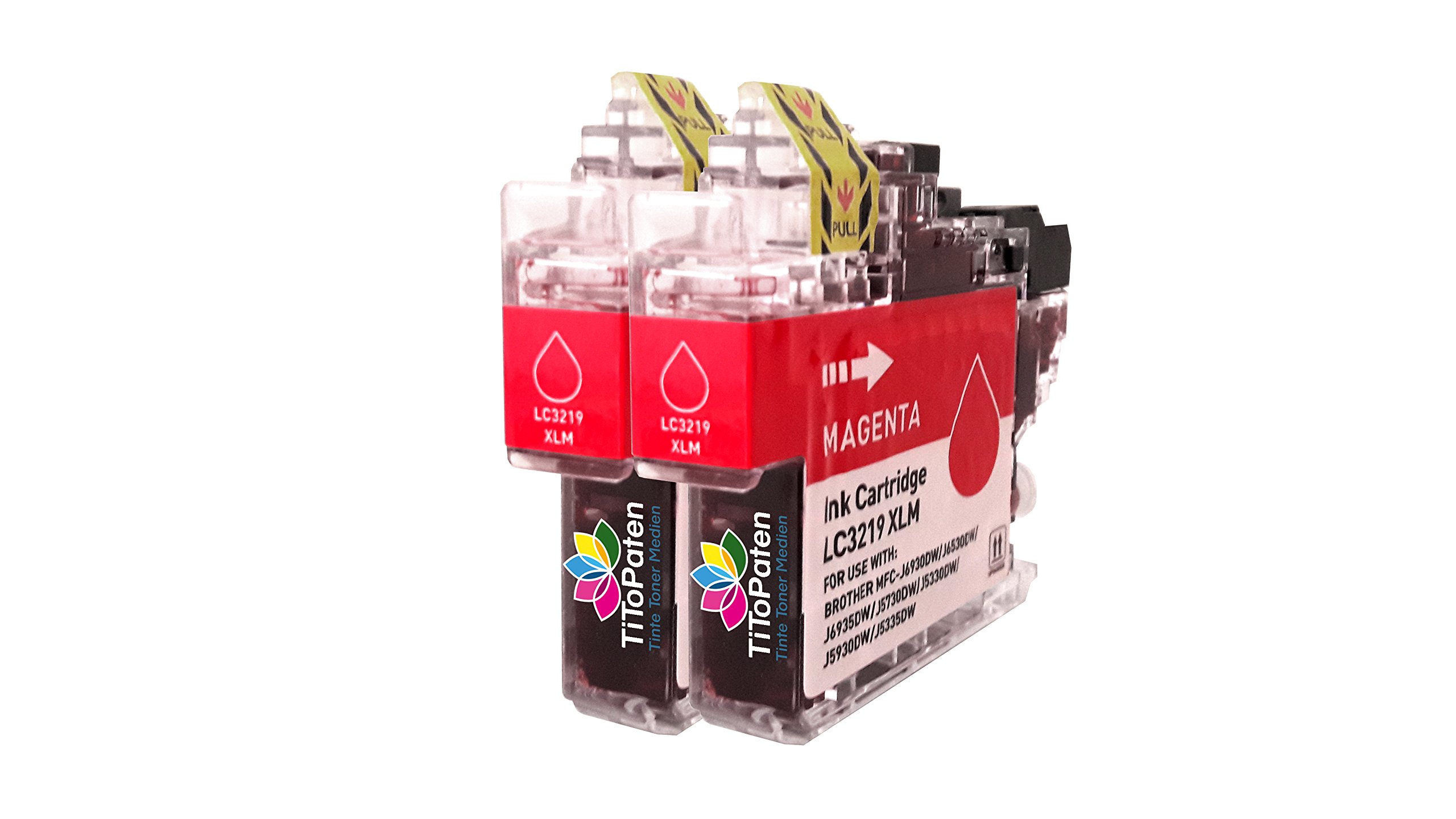 LCL Kompatibel Tintenpatronen Für Brother Drucker – 6er Set (2 Cyan, 2 Magenta, 2 Gelb) – LC3217/LC3219XL Ersatz