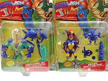 90s アースワームジム フィギュア 4点セット 未開封 2025年最新 90s アースワームジム フィギュア 4点セット 未開封 2025年最新