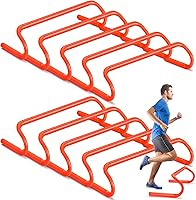 Vista 8 de Wettarn 10 unidades de entrenamiento de agilidad de velocidad, desmontables y duraderas, agilidad pliométrica y multiusos, equipo de entrenamiento