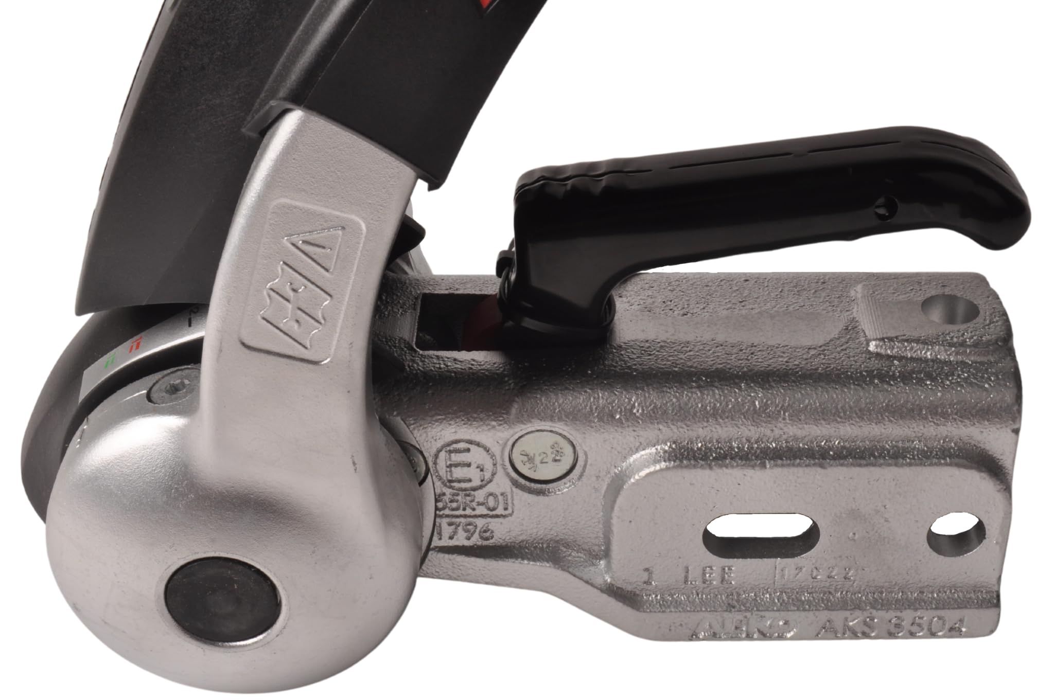 AL-KO - Acoplamiento de Seguridad AKS 3504 con Cerradura integrada y Pelota de Seguridad • 60 mm Redondo