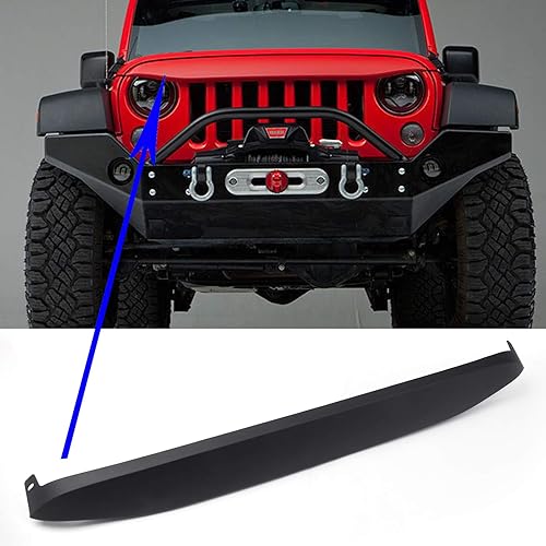 Areyourshop Parrilla delantera Nighthawk Light Brow Look para Jeep Wrangler JK 2007-2017