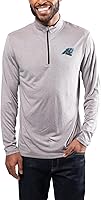 Vista 20 de Ultra Game NFL Official Adults Super Soft Quarter Zip Long Sleeve T-Shirt Gris Caliente Carbón