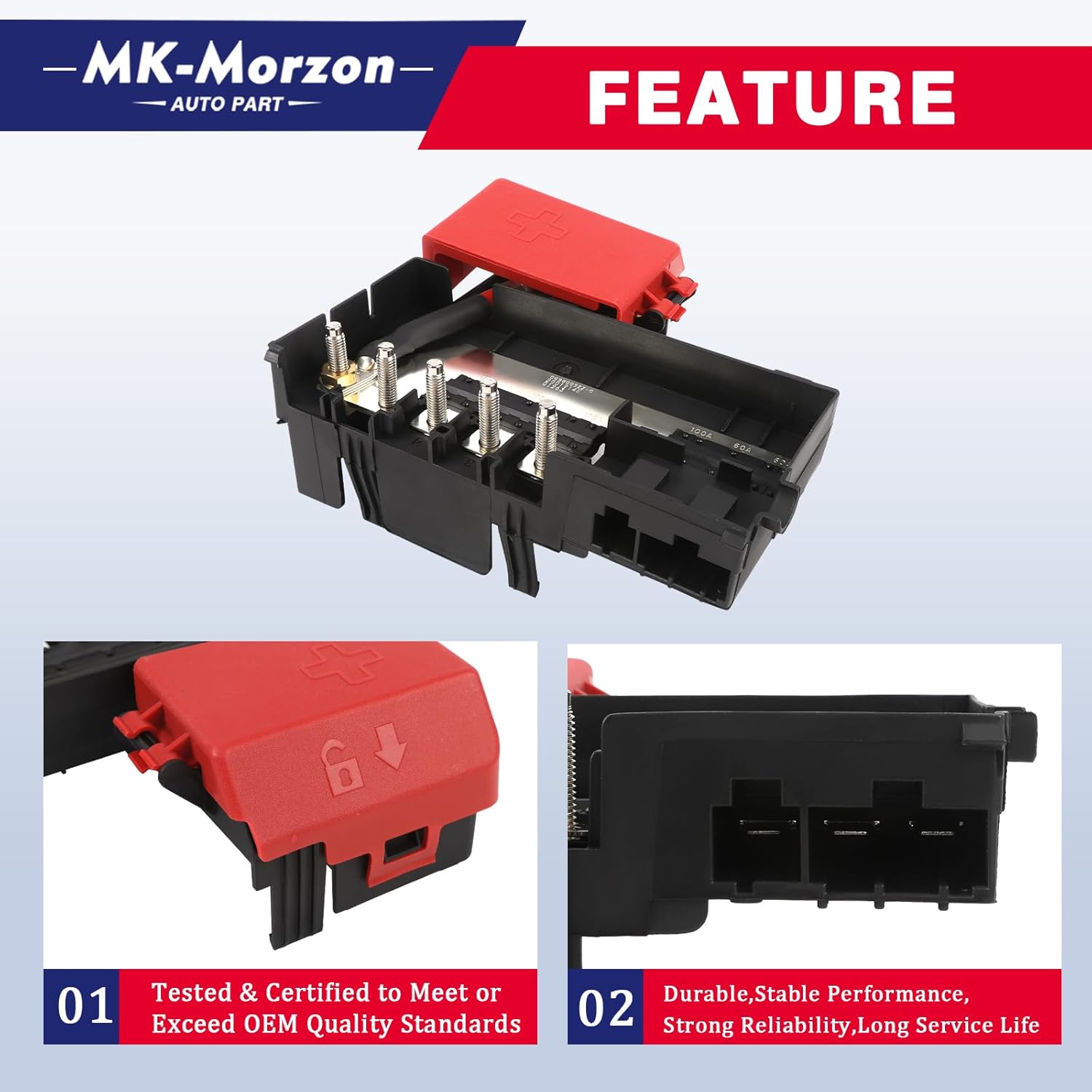 84354716 Battery Distribution Fuse Block Compatible with Chevy Silverado GMC Sierra 1500 2500 3500 HD Cadillac Escalade GMC Yukon Tahoe Suburban Replaces# 22985570