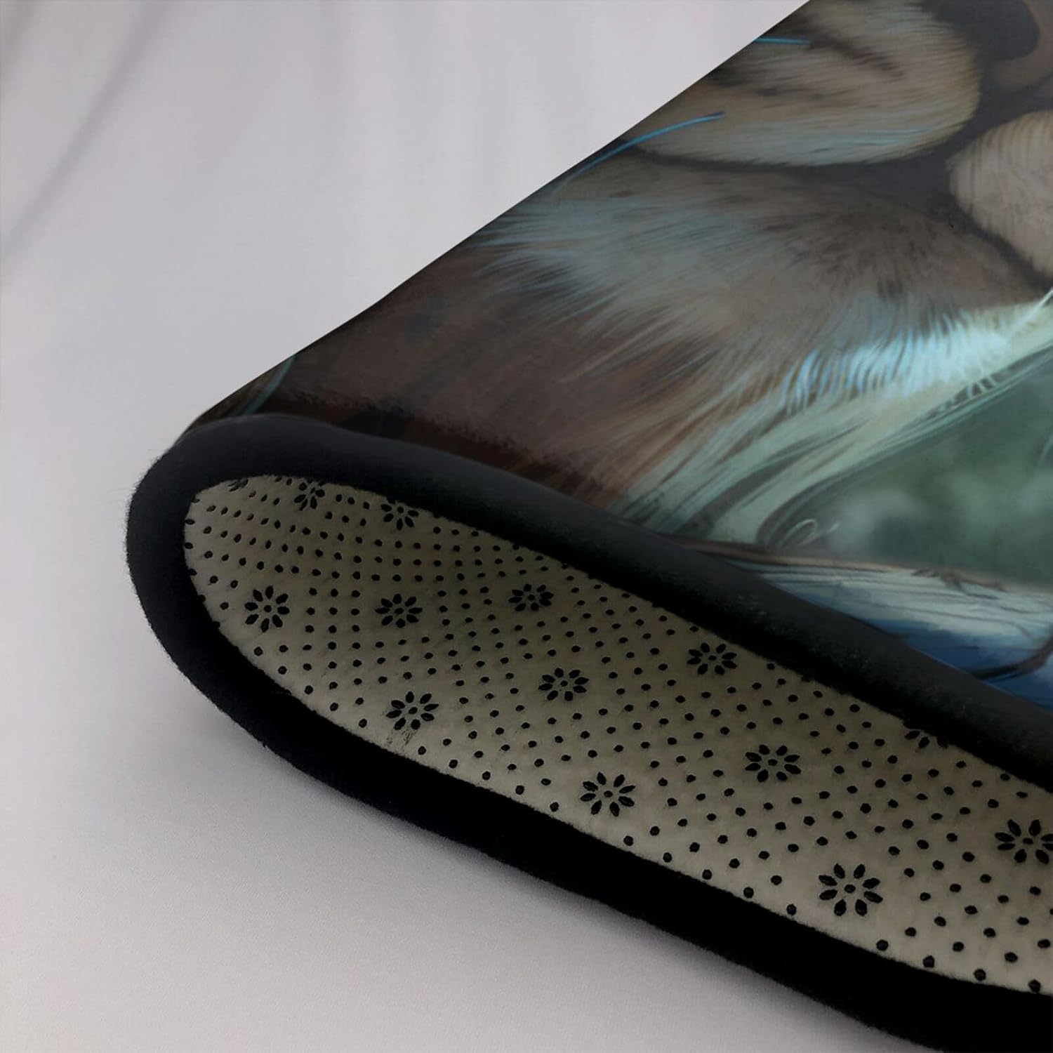 Lioness with Blue Green Eyes Printed Anti-Slip Floor mat Carpet Rug 36"x24" for Living Room Office Coffee Table Bed Balcony