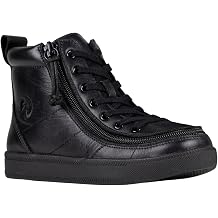 SpecialKids.Company Billy Adaptive High Top, Wrap Around Zip, Leather