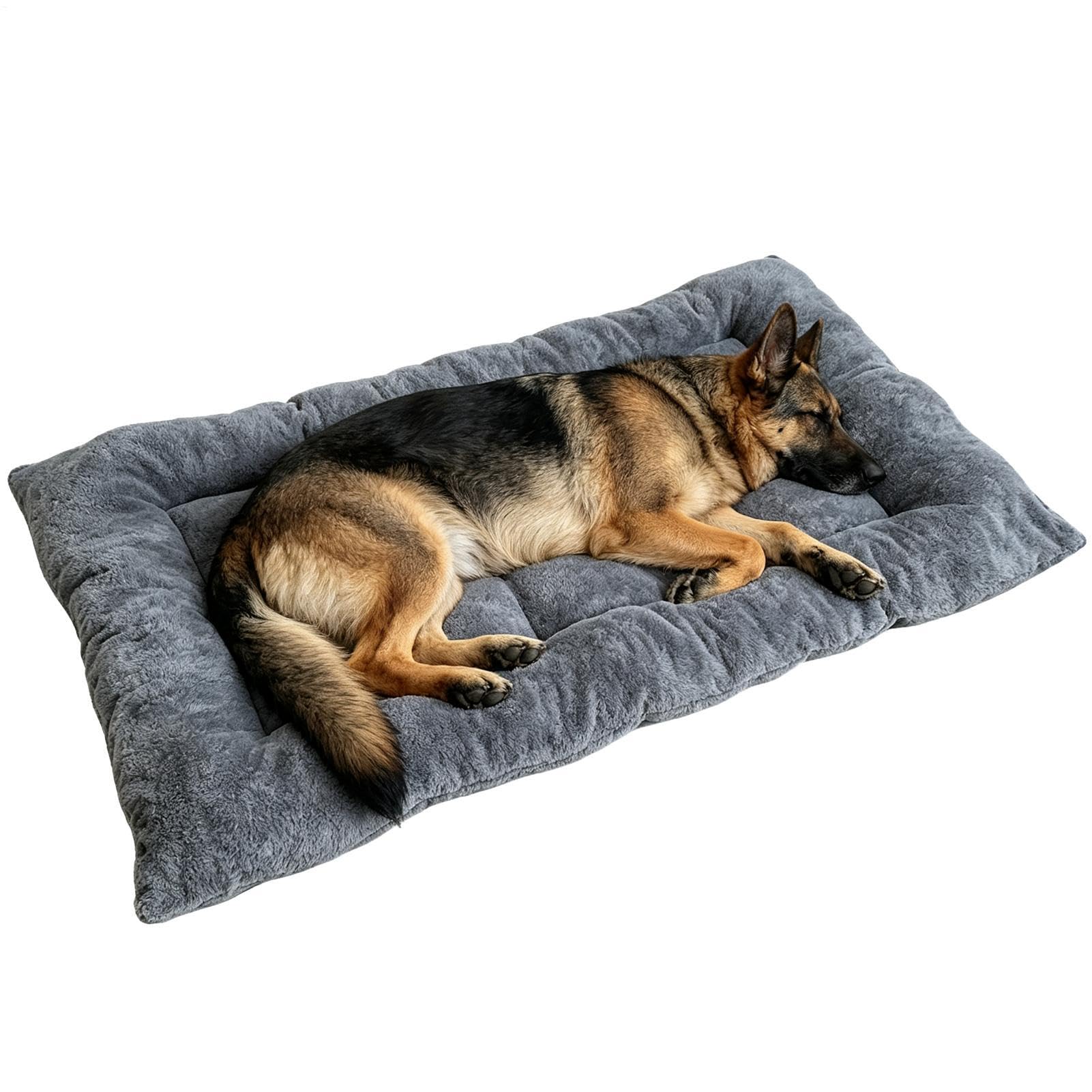 Cama para gatos y perros pequeños cojín de sofá rectangular de felpa suave