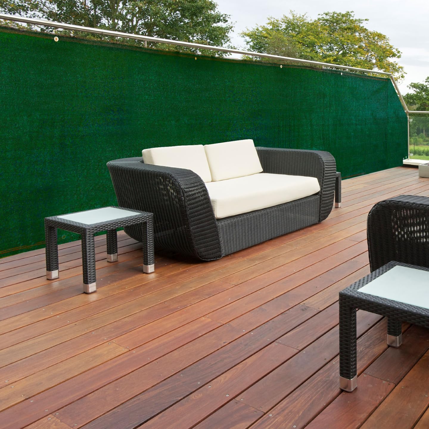 Probache - Brise Vue renforcé 1,8 x 10 M Vert 220 GR/m² Luxe Pro