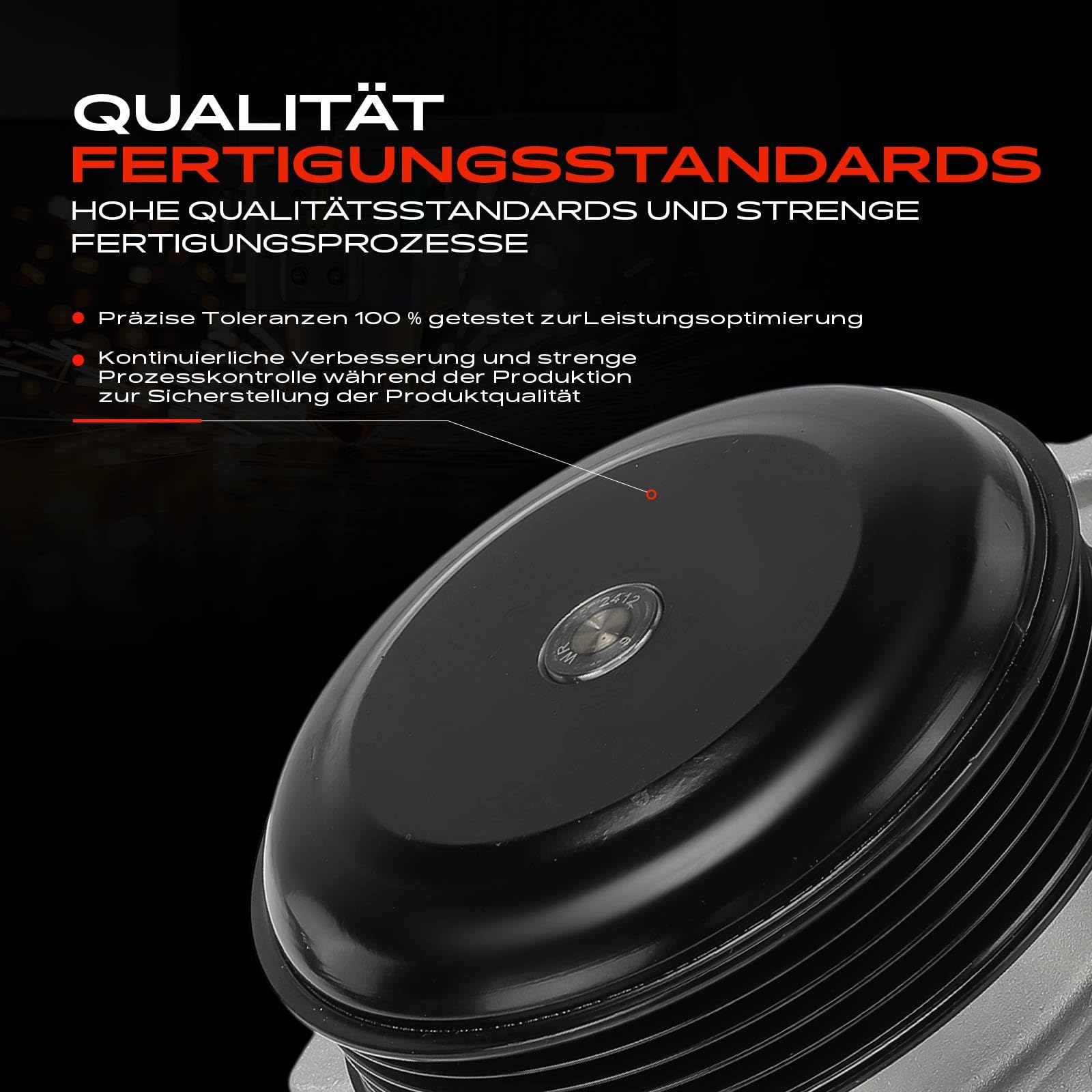 Frankberg Pompa acqua Pompa refrigerante con Guarnizione Compatibile con B-Class W242 W246 GLClasse A X156 Classe A W176 CLA Coupé C117 CLA Shooting Brake Replace# 6512000501