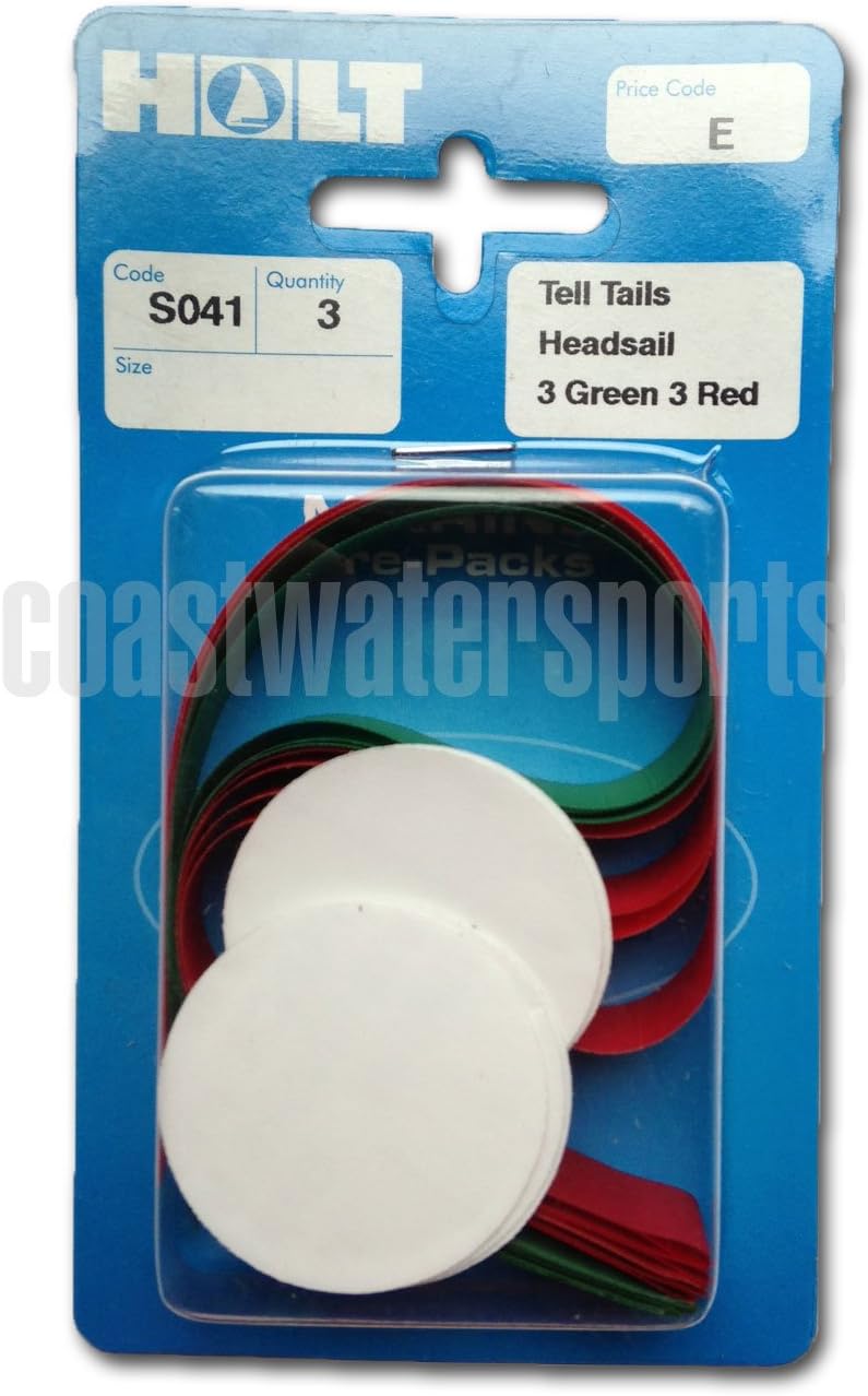 Holt Headsail Tell Tales - Red & Green x 6