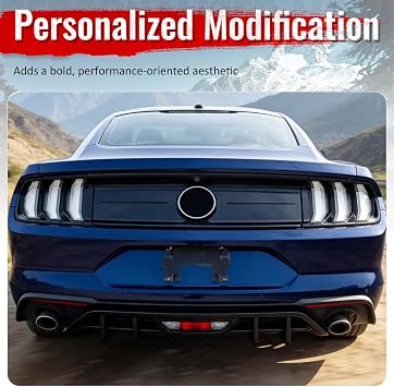 Fit 2018-2023 Ford Mustang Ecoboost & Ecoboost Premium Rear Diffuser PP