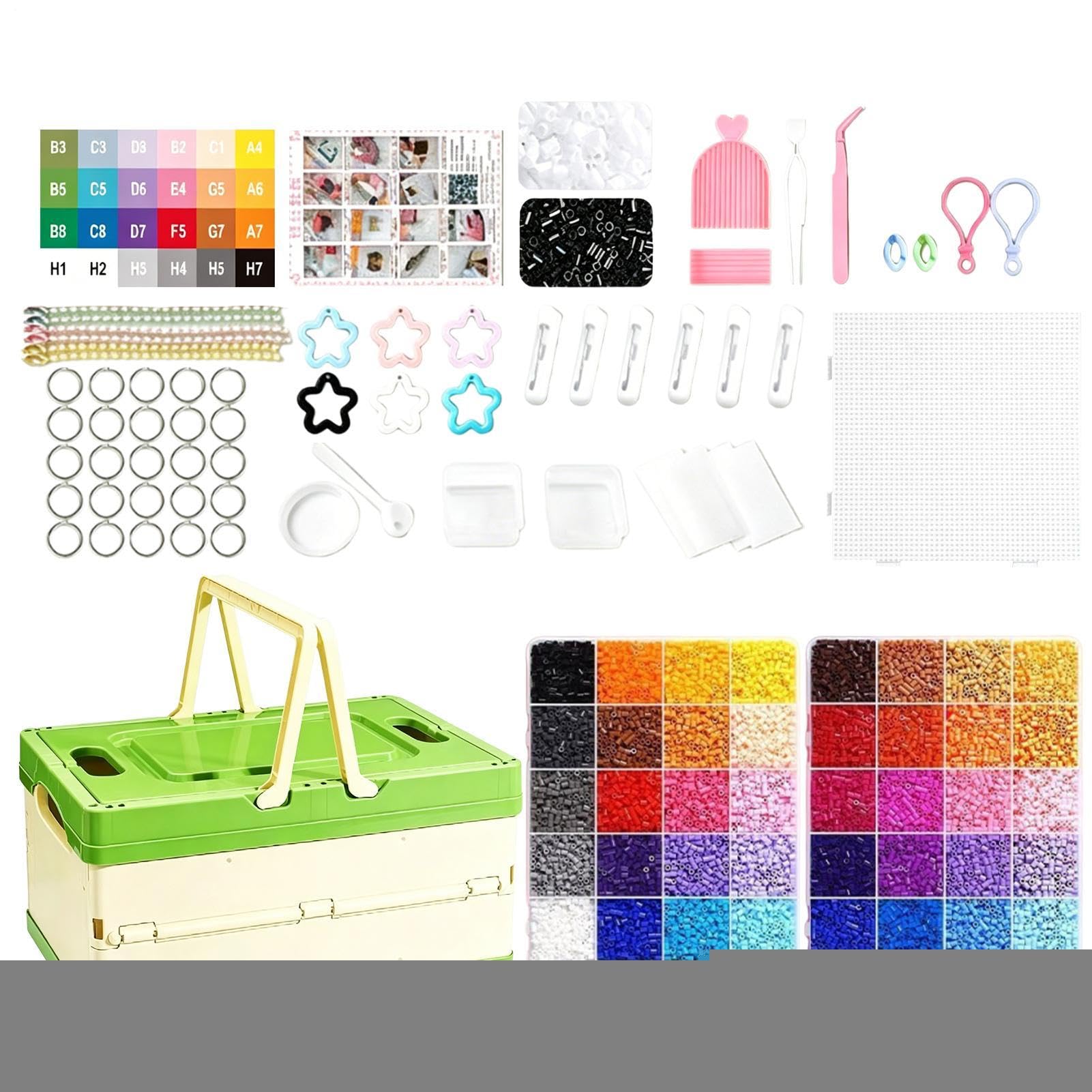 Kit Créatif Perles à Repasser Loisir Art Du Perlage DIY Pour La Création De