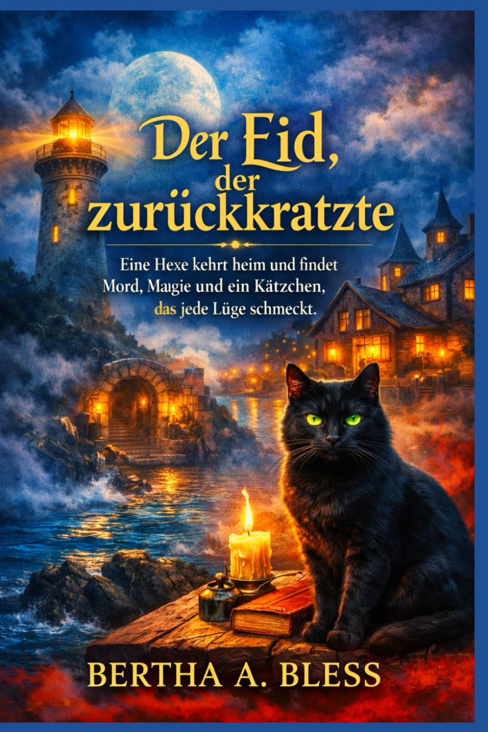 Der Eid, der zurückkratzte: Eine Hexe kehrt heim und findet Mord, Magie und ein Kätzchen, das jede Lüge schmeckt. (Wunschgebundene Vertrauten-Mysterien)