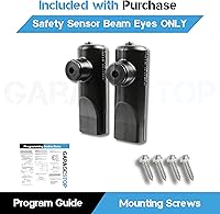 Vista 4 de Garage Stop STB-B GSTB-R GSTB-BX - Sensor de haz de seguridad solo para ojos (sin soporte de puerta), repuesto para sensores de puerta de garaje