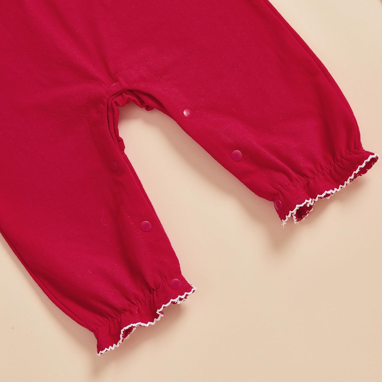 Merqwadd Baby Coming Home Outfit Boy Girl Cotton Long Sleeve Romper Jumpsuit Plain One-Piece Clothes - Image 6