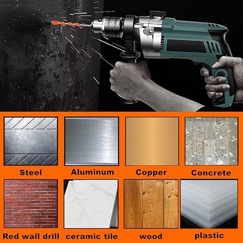 Miniatura 6 de Juego de 7 brocas de carburo, brocas de carburo, broca de mampostería con broca de carburo de tungsteno, kit de trabajo de perforación y perforación