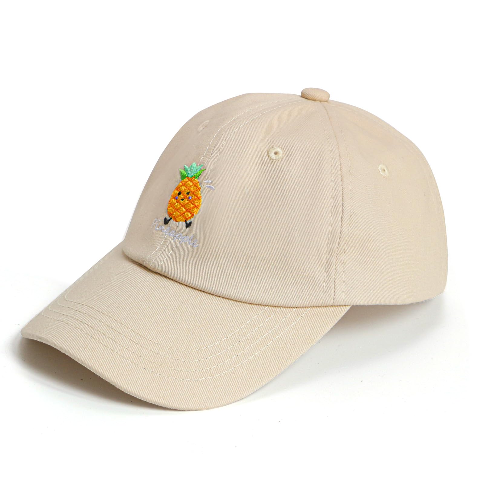 Supaico Toddler Baseball Hat Embroidered Baseball Cap Kids Washed Hats Adjustable Cute Caps for Boys Girls Age 3-14