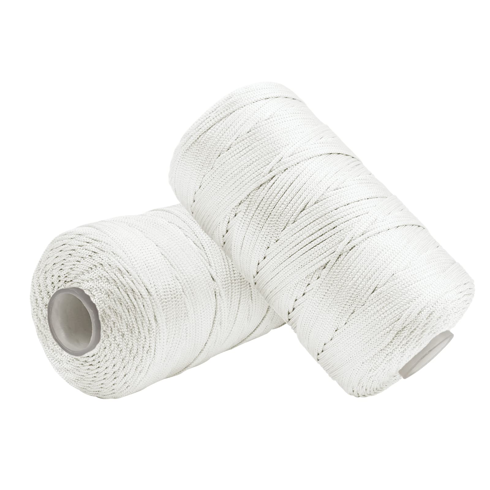 Uiopa White Macrame Cord 1.5Mm X 400M, Nylon Macrame Yarn For Crochet And Knitting, Crochet Yarn For Wall Hangings, Dream Catchers, Jewelry Making, Diy Craft Project