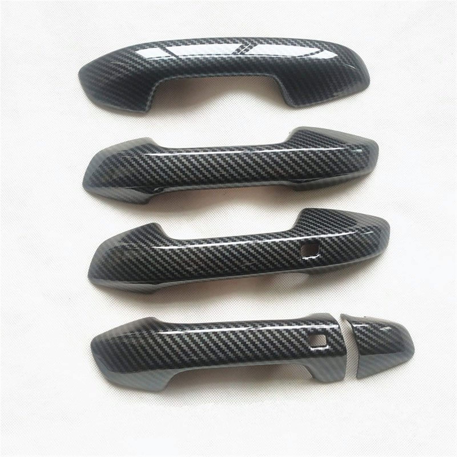 Qwqthgs 2 Car Exterior Door Handle Cap For Kia Forte Cerato K3 Bd 019-021 Car Accessories Plastic Imitation Carbon Fiber Door Handle Cover Trim(2)