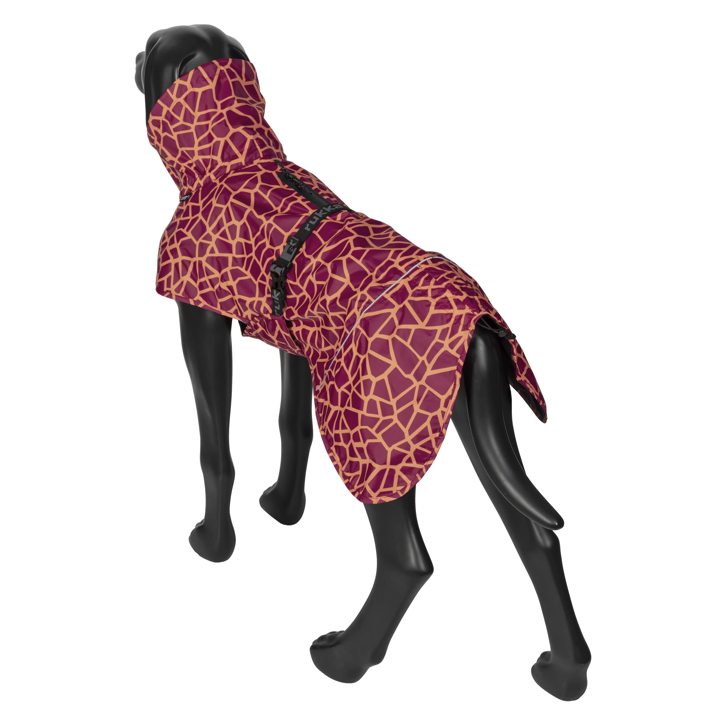 Rukka Pets HAYTON - Chubasquero para perros, color rojo carmesí 60