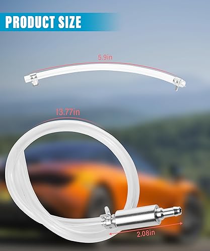 Miniatura 2 de Manguera de purga de frenos, kit de purga de frenos, accesorios de automóvil, manguera universal de purga de embrague, tubo de válvula