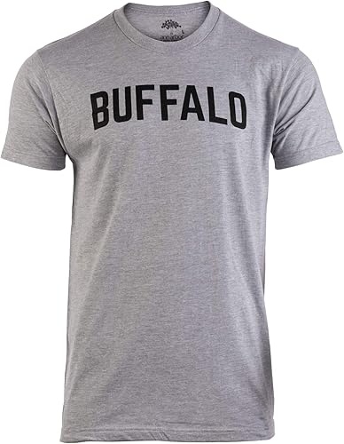 Buffalo Classic Retro City Grey New York Lake Erie Vintage NY hombres mujeres camiseta