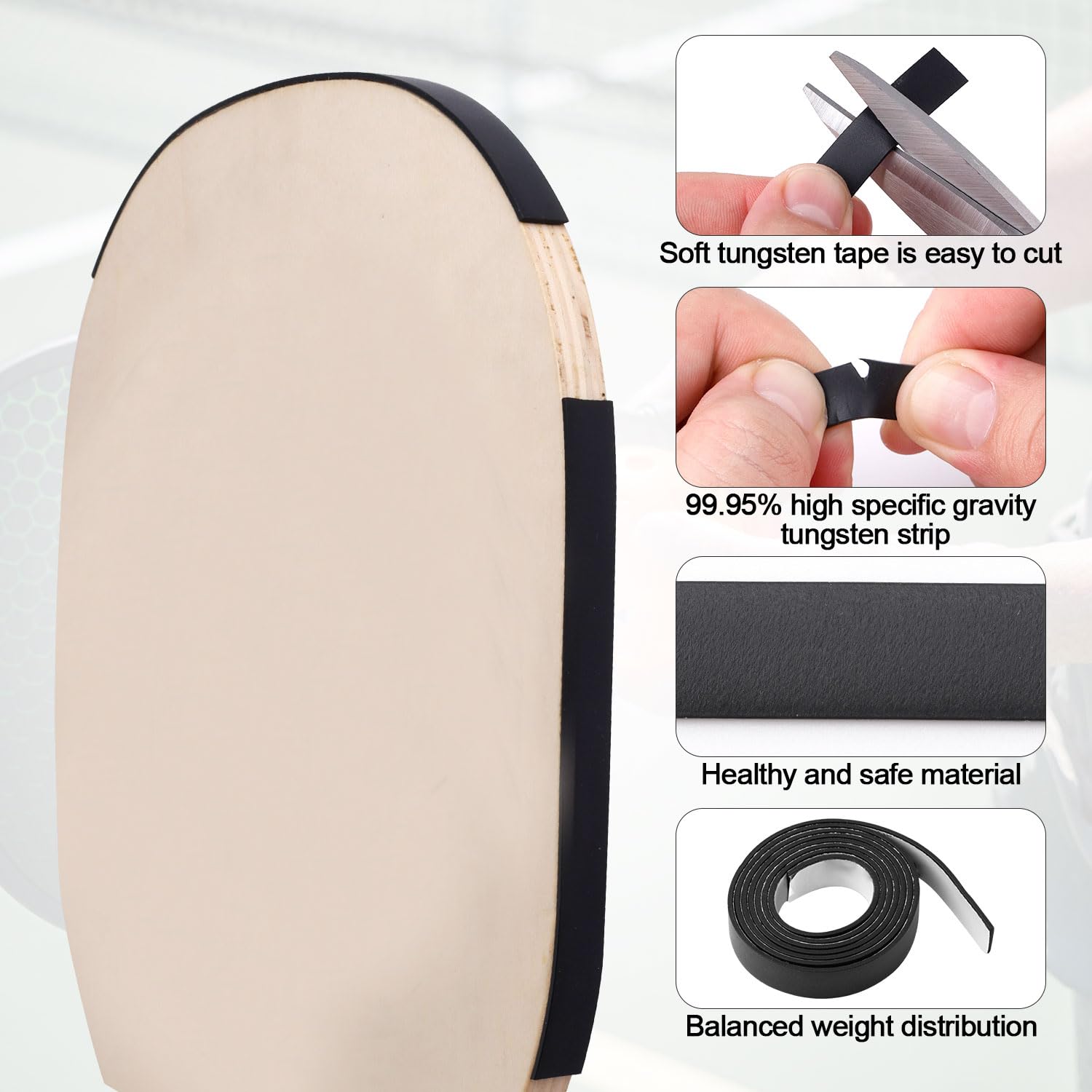 The fit: thickness, swing weight, and shape work with material