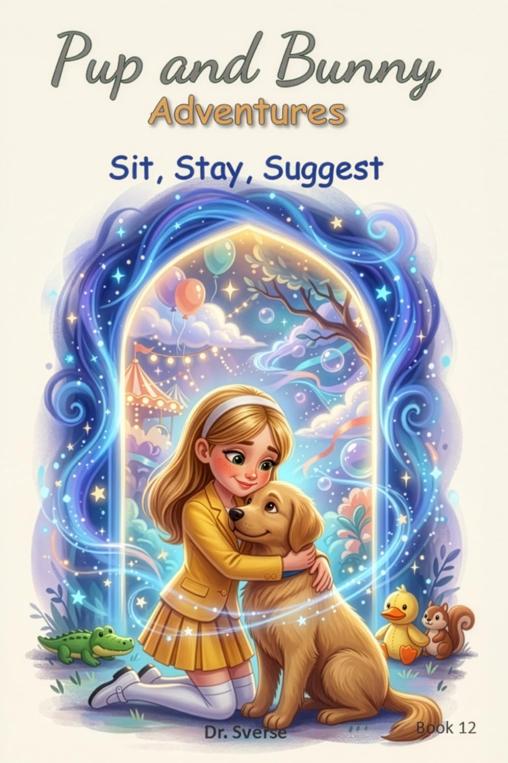 Pup and Bunny Adventures, Book 12 - Sit, Stay, Suggest: Magical Rhyming Journeys that Build Kindness, Confidence, and Emotional Growth