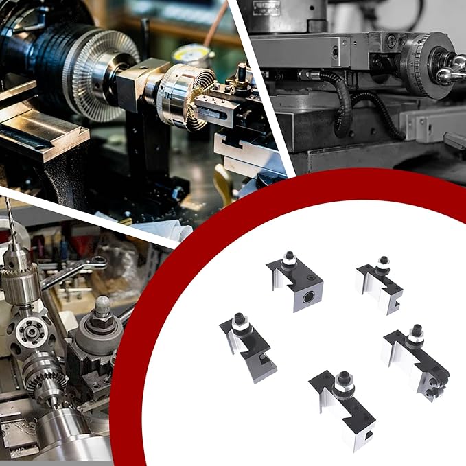 Juego de 6 portaherramientas CNC AXA 250-100 para torno miniatura 6