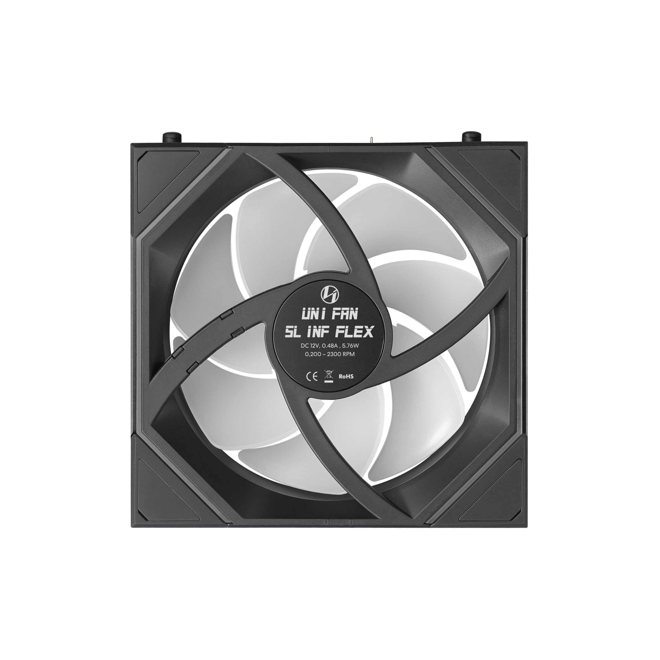 Lian Li UNI FAN Reverse SL INF FLEX G9F.12RSLIN1F3B.00 - Ventola per alloggiamento 3 x 120 mm, colore: nero