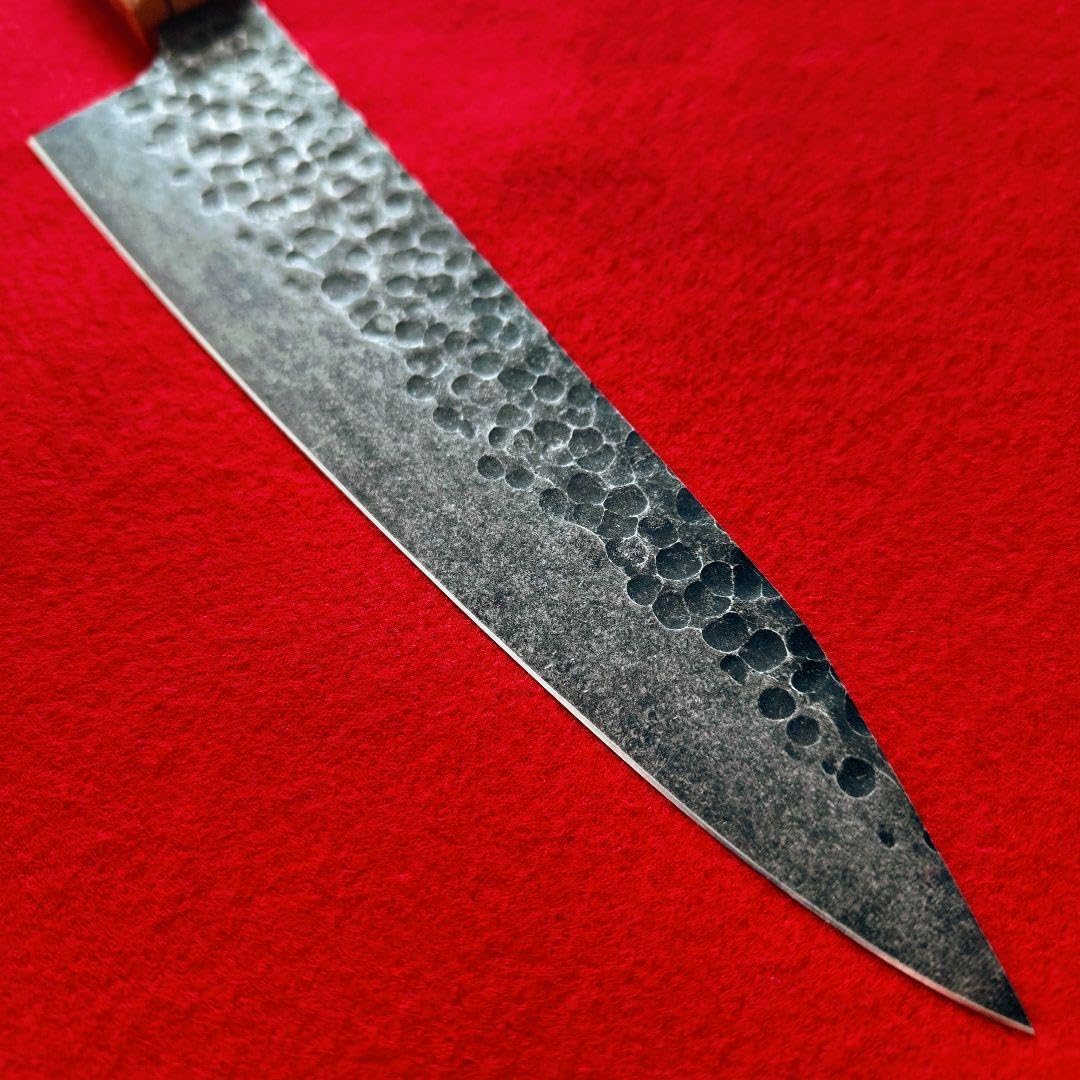 新品 鍛造VG10 黒染め 切り付け牛刀 包丁 黒檀 八角柄 【公式通販】