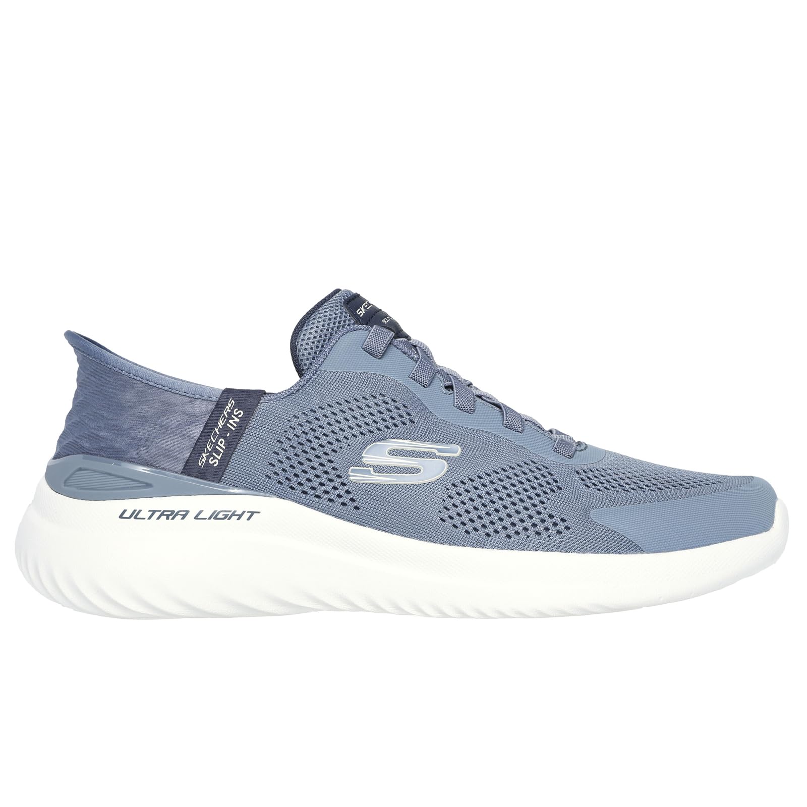 Skechers Men's Slate Slip-Ins: Bounder 2.0 - Emerged Sneaker In Size 13 | Textile/Synthetic, Vegan, Machine Washable