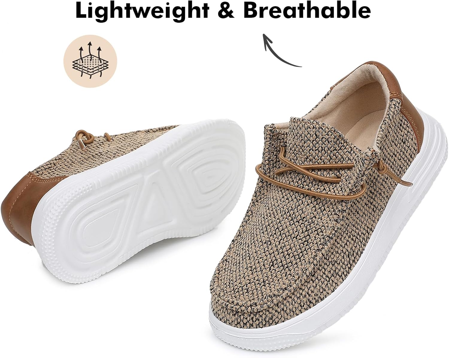 Ahannie Kids Lightweight Slip-On Walking Loafers – Breathable, Comfortable, Easy On/Off Casual Shoes for Boys & Girls(Todler/Little Kid/Big Kid) - Image 4