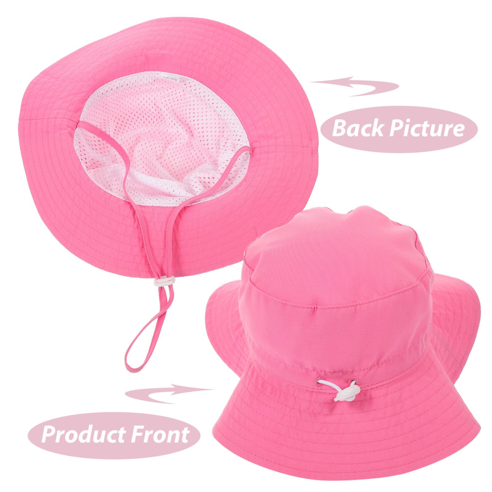 PACKOVE Cappello da Sole per Bambini Cappello da Cappelli da per Bambini Cappello da Sole Traspirante Cappello di Protezione Solare Poliestere