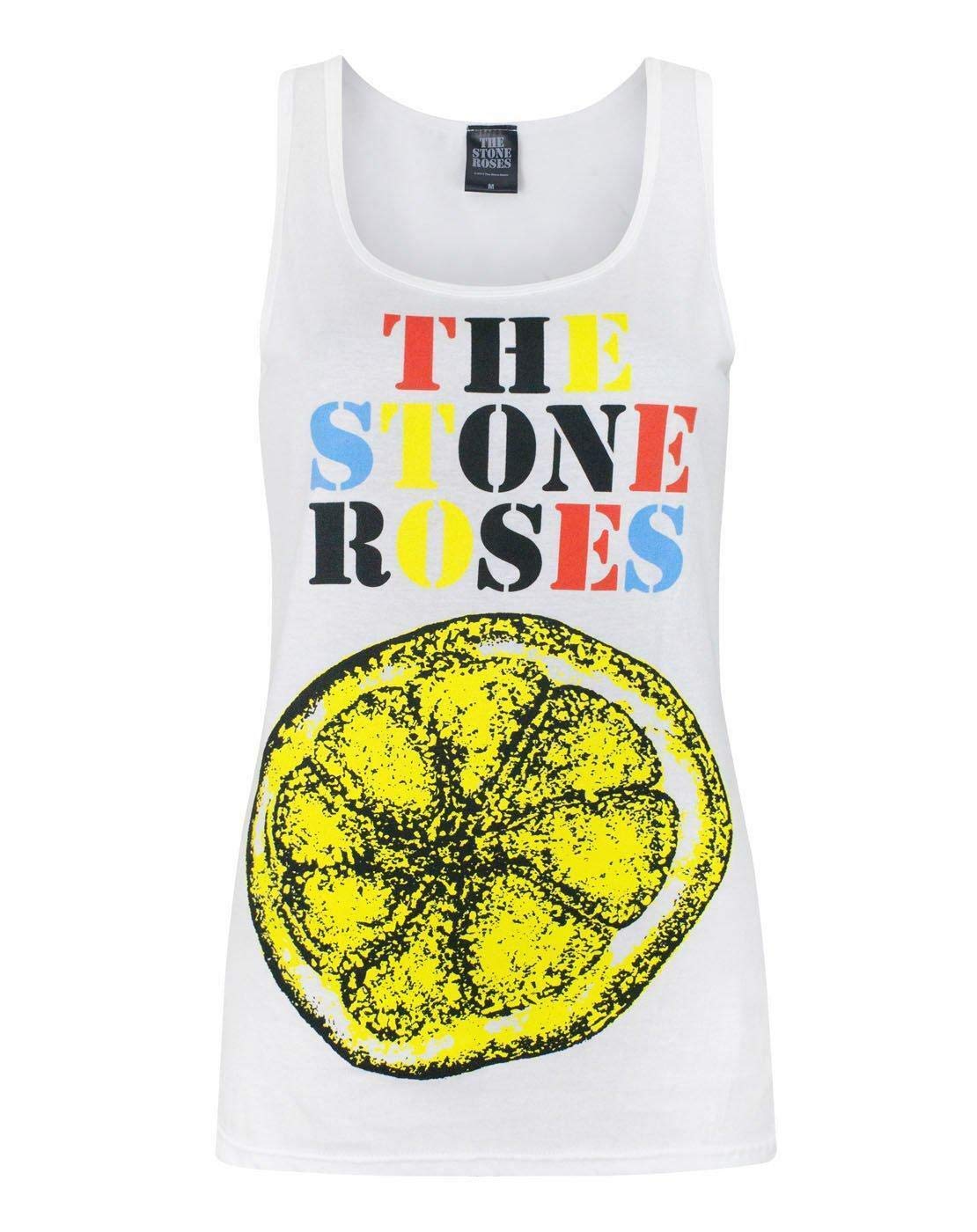 Vanilla Underground The Stone Roses Womens White Logo Vest (Medium) from B&Q