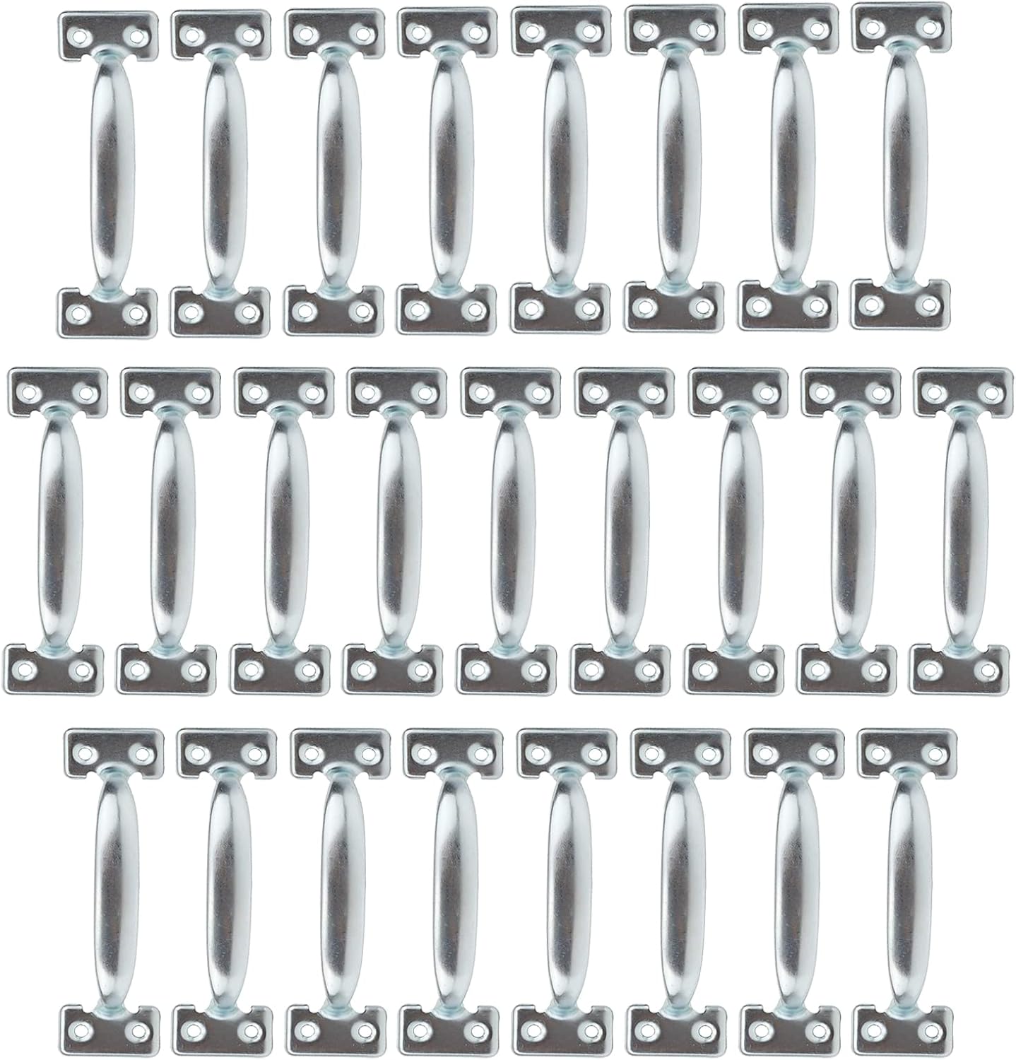 HOME MASTER HARDWARE 25 Pack 5-3/4 inch Pulls Gate Pull Door Handle Metal Drawer Handles for Kitchen Cabinets Furniture Wardrobe Zinc Plated