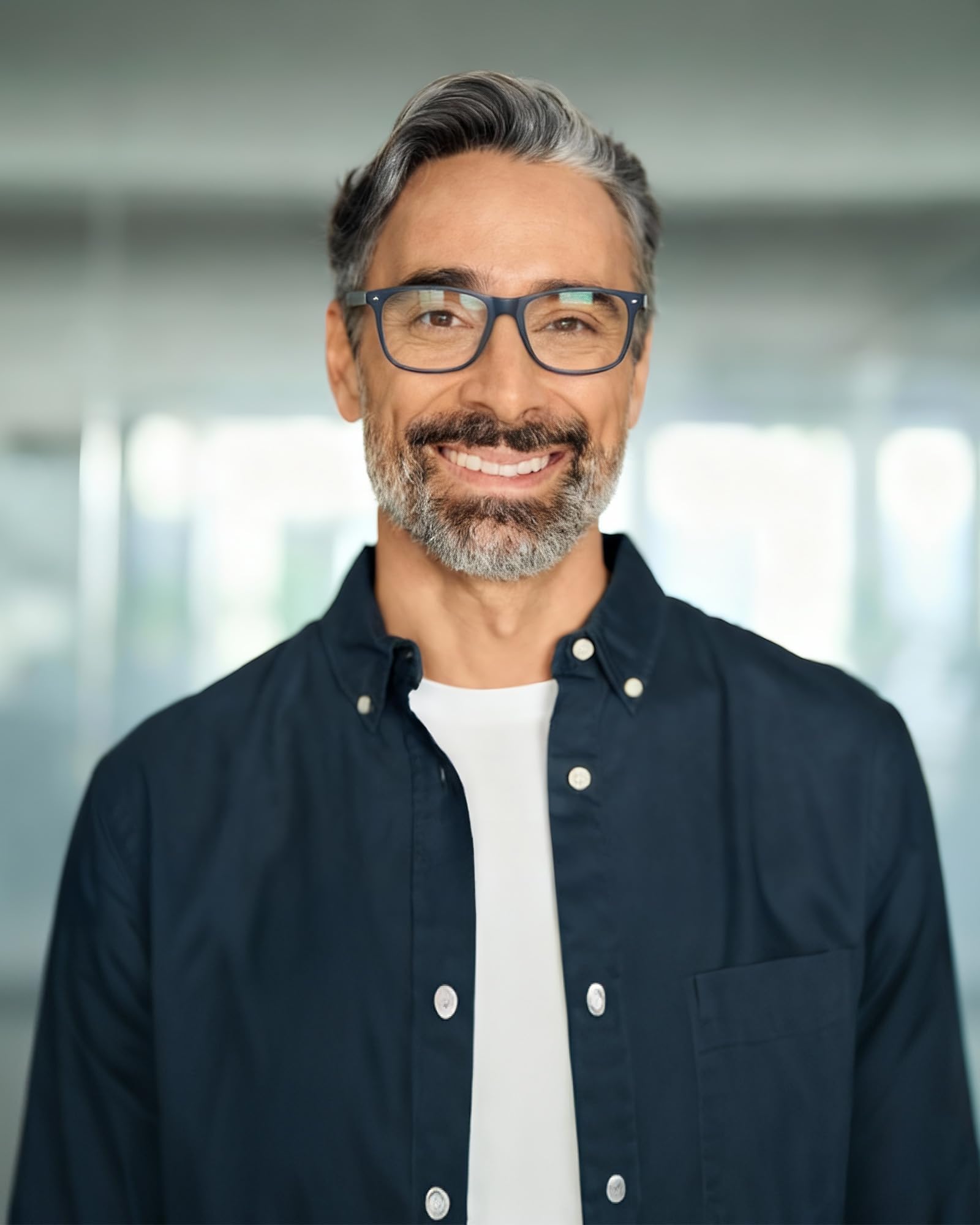 JM Gafas de Lectura Hombre con Bisagra Spring, Rectangular Gafas Luz Azul CláSico Gafas Presbicia 4 Paquetes