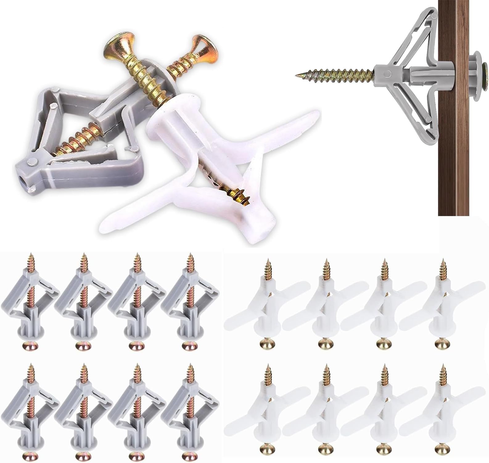 100 Pieces Cheville Brique Creuse Cheville Parpaing Creux Forme D'Avion — free download