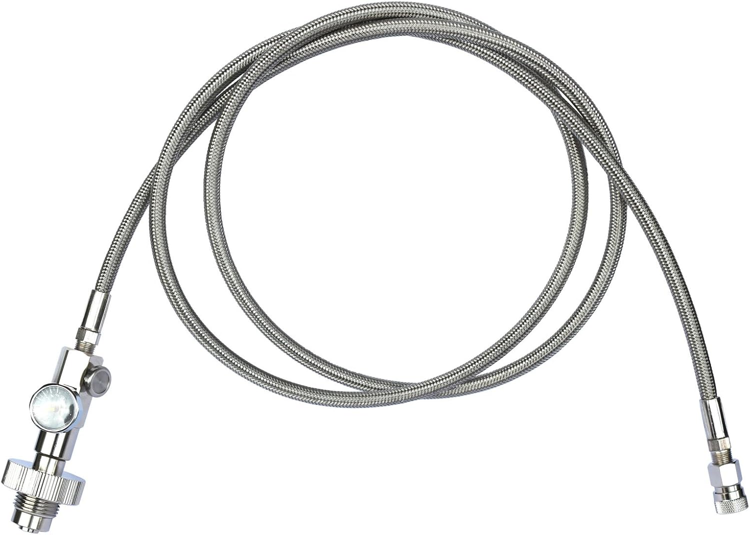 GFSP New HPA High Pressure Air Scuba DIN Fill Station Adapter with 24"/36"/72" High Pressure Whip