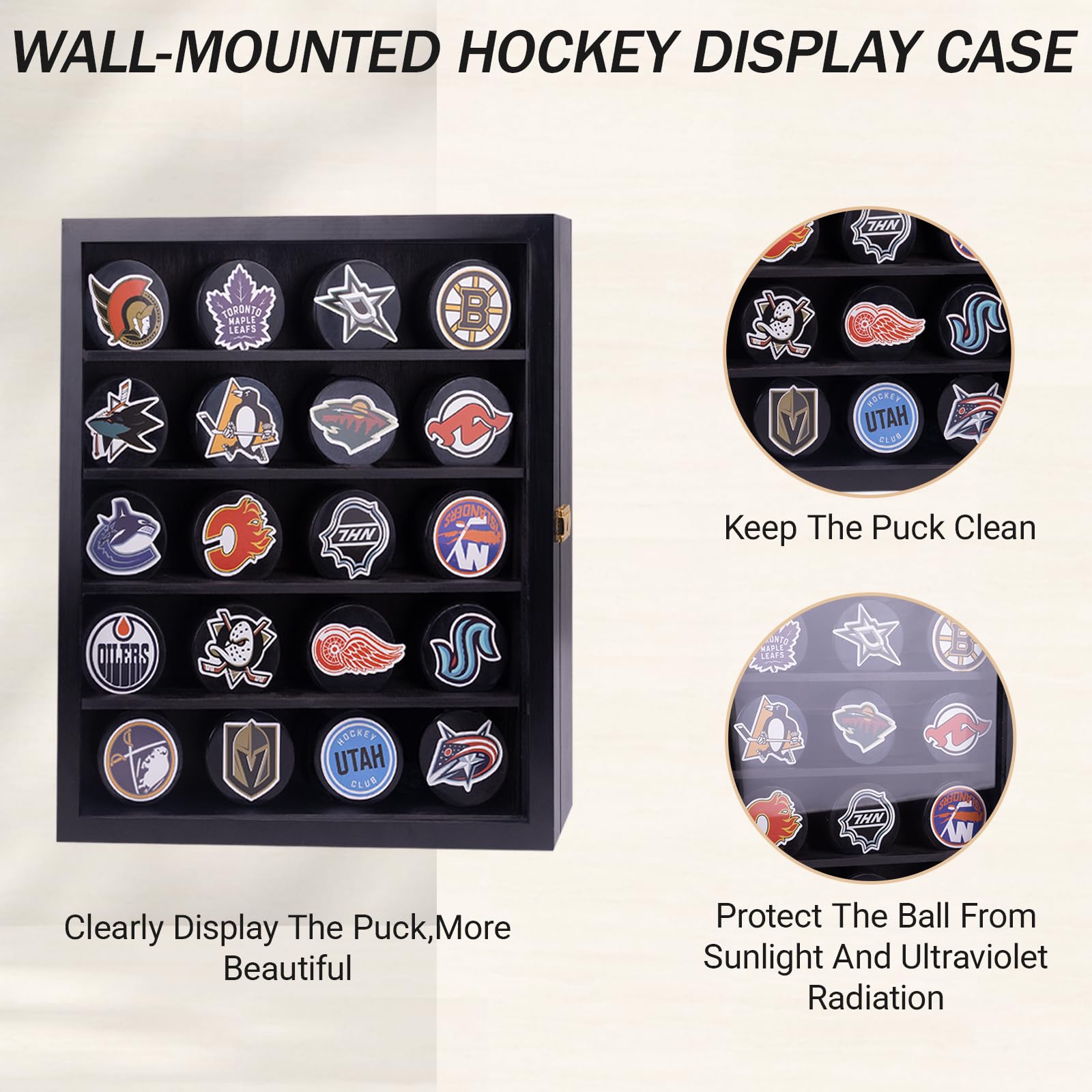 Hockey-Puck-Vitrine