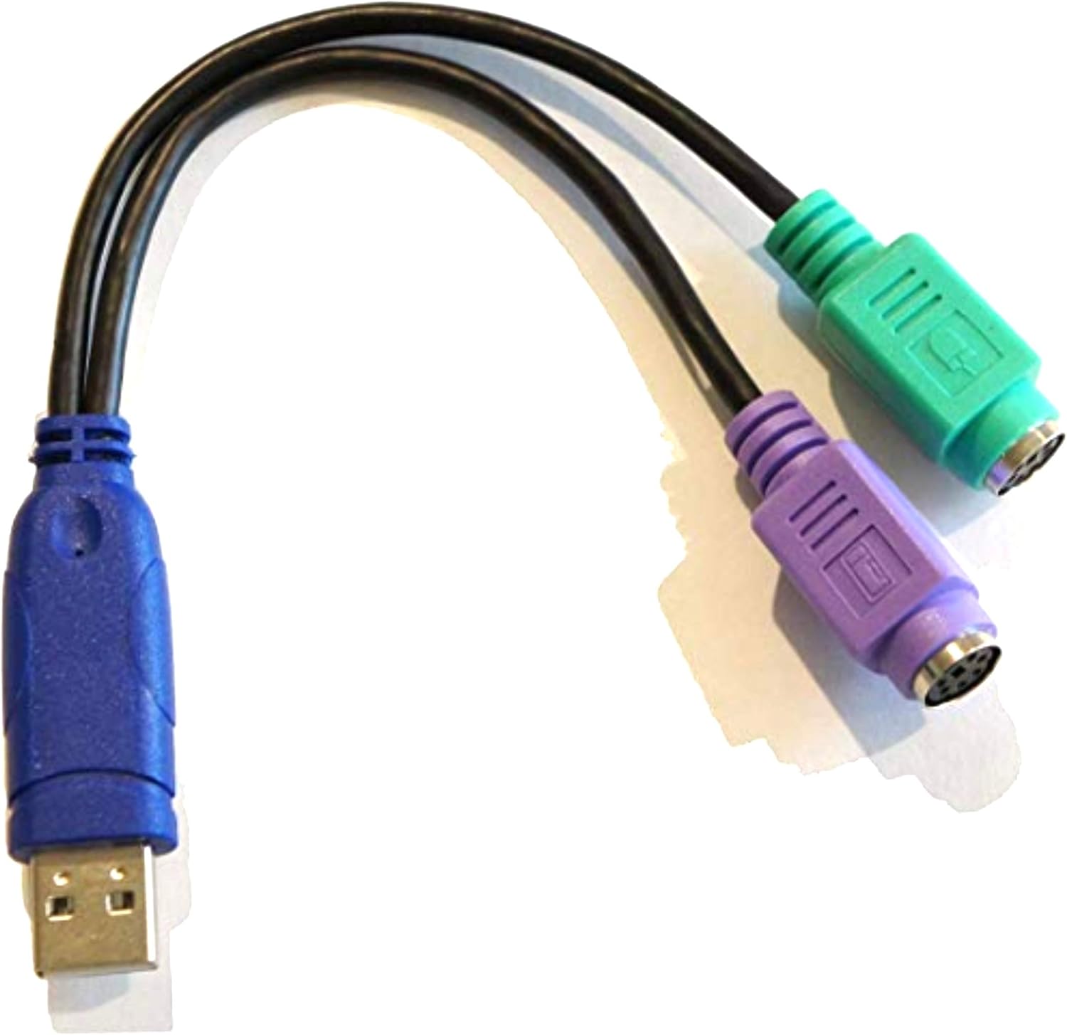 Amazon.com: USB to PS/2 Keyboard Mouse (GA4501) Adapter Converter Cable ...