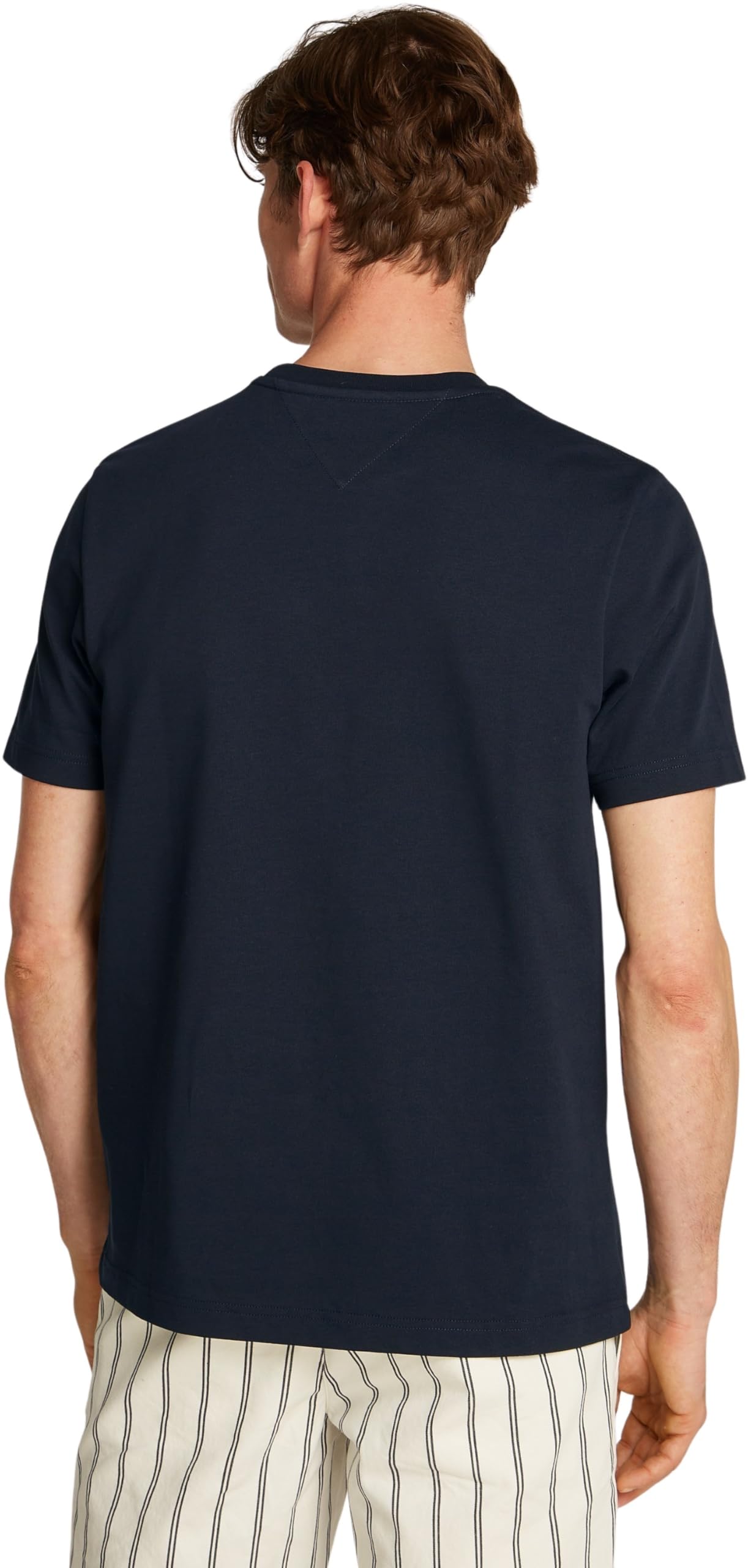 Tommy Hilfiger Uomo T-Shirt Maniche Corte Box in Cotone