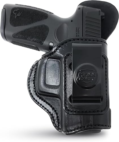 Miniatura 9 de PH - Funda de cuero genuino para pistola Taurus G2CG3C, funda táctica de cuero Iwb, funda de piel oculta de cuero, cómoda transporte de apéndice