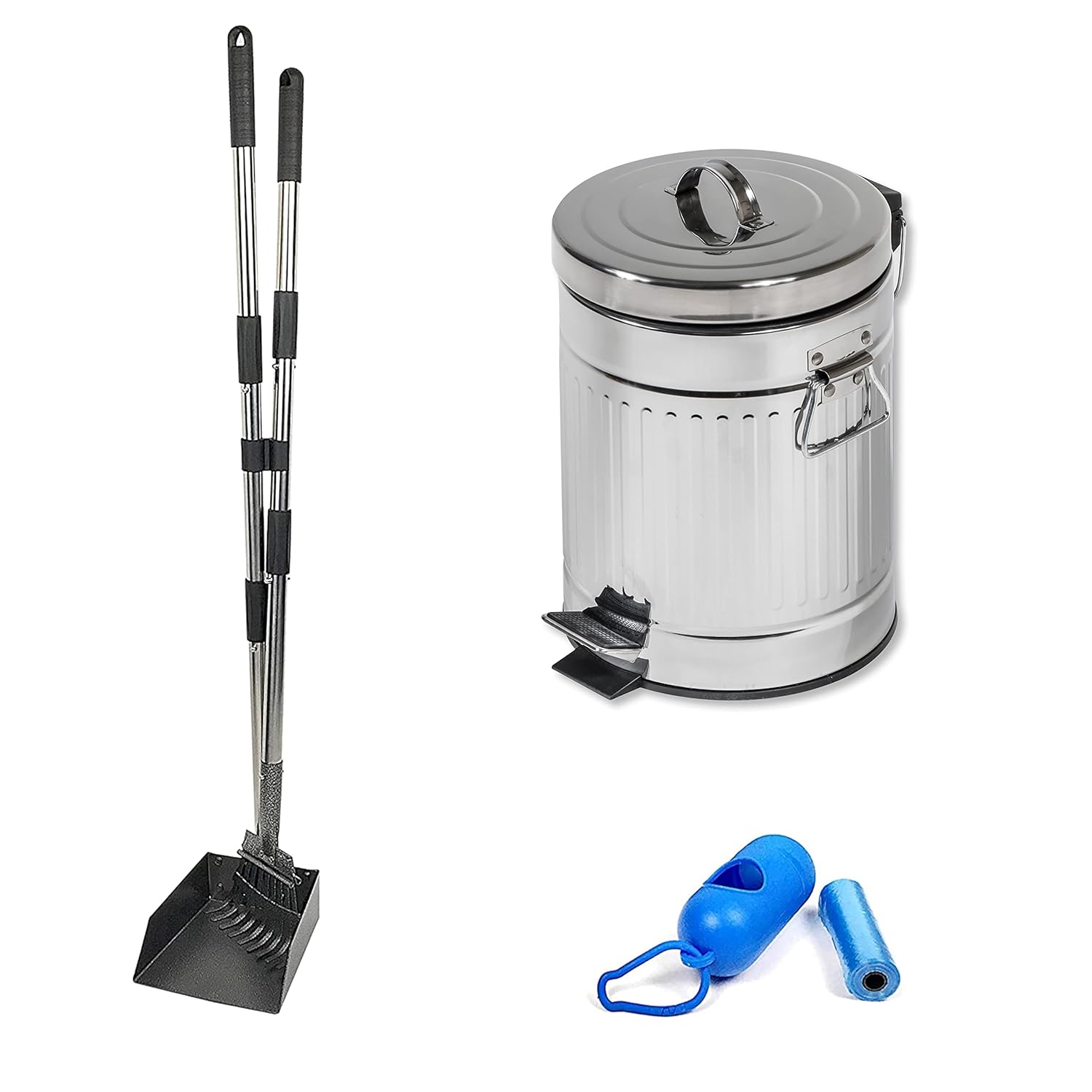 Pet Fit For Life Clean Yard Bundle with Outdoor Waste Can