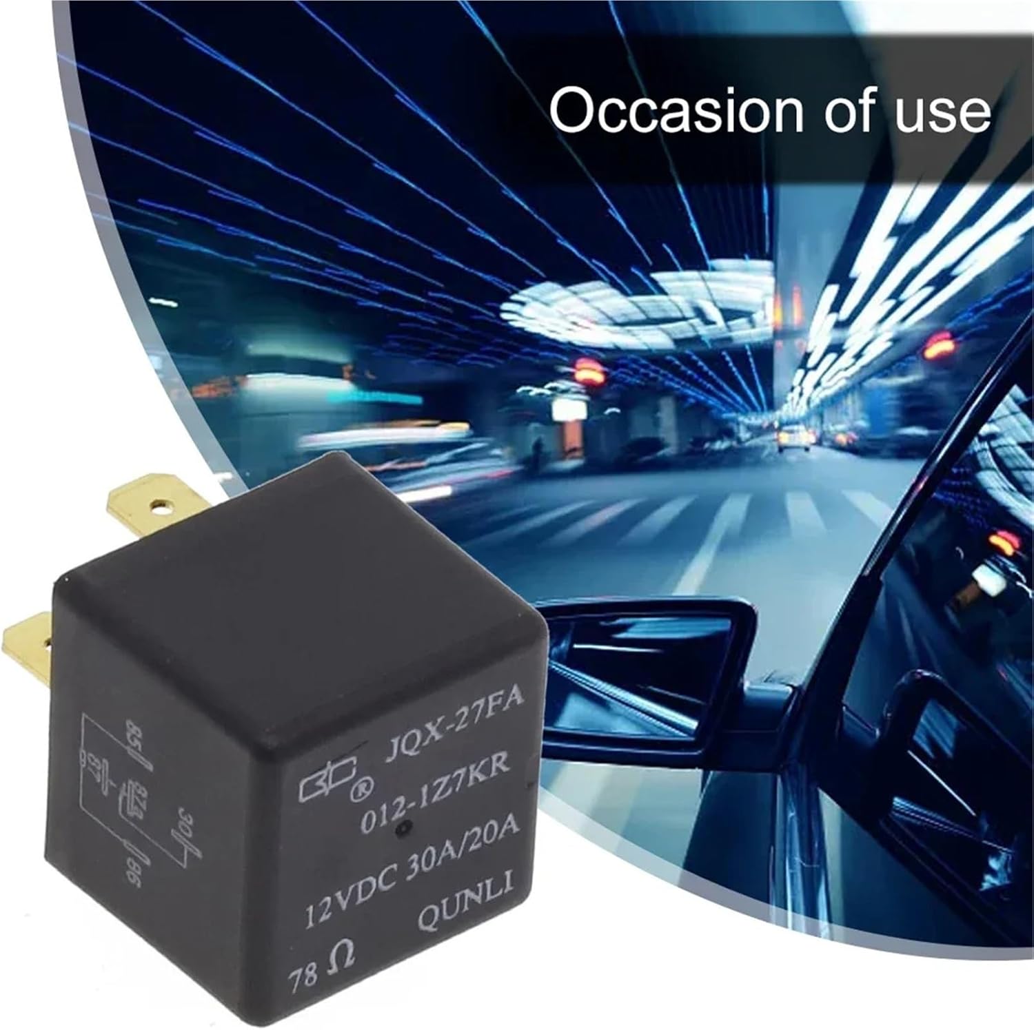 12V 30A/20A Car Relay FOAB-14B192-AA for Multi Purpose Fuel Pump Blower Auto Accessories