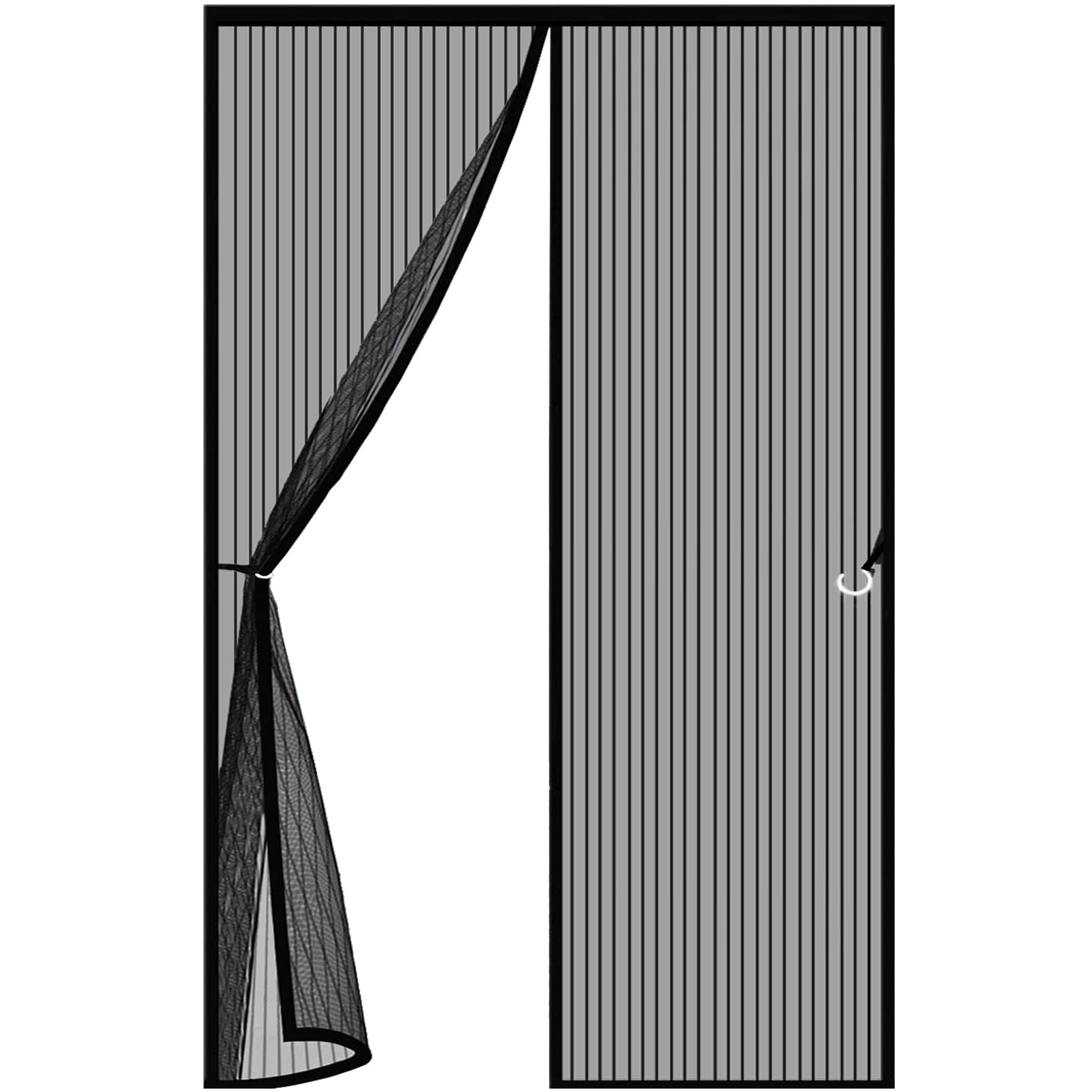Rideau Aimanté pour Porte 90x220cm Store Moustiquaire sur Mesure sans Percer